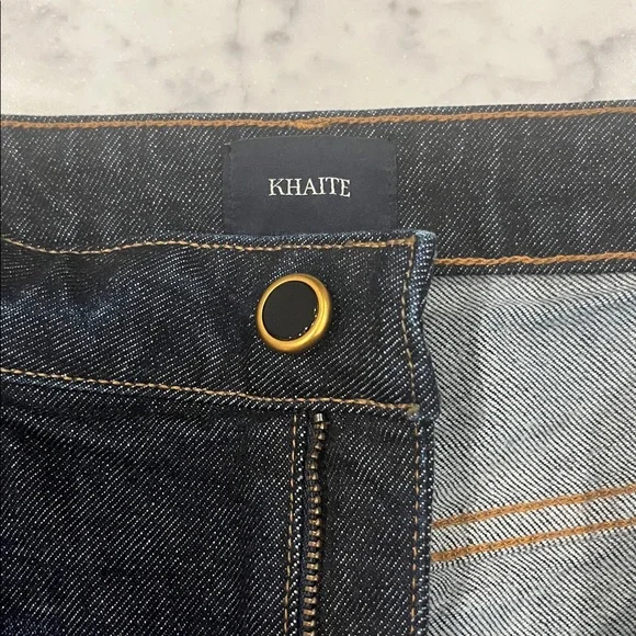 Khaite Iconic Danielle Dark Blue Women's Jeans - Picture 9 of 13